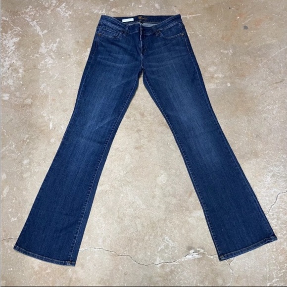 Kut from the Kloth Farrah Baby Bootcut Blue Jeans Size 4 Inseam 32 - Picture 2 of 10